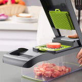 NNEOBA 16 Pieces/Set Multifunctional Vegetable Chopper