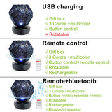 NNEOBA Galaxy Light Projector Nightlights Star Light Space Rechargeable Lamp for Decoration Bedroom Christmas Gift Children Night Light