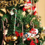 NNEOBA 20-Piece Christmas Candy Cane Acrylic Xmas Tree Hanging Set