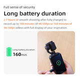 NNEOBA M5 4K Handheld Action Camera – 3-Axis Gimbal Stabilized Vlog Camera with Night Vision