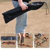 NNEOBA Folding Camping Stand Adjustable Anti-Slip Brown