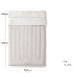 NNEOBA 2-Person Detachable Camping Sleeping Bag 2.6kg Grey