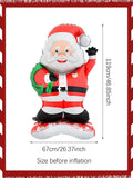 119cm Standing Santa Claus Foil Balloon – Christmas Party Decor