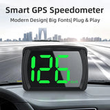 NNEOBA Universal Digital GPS Speedometer Dual Chip KMH/MPH Display Black