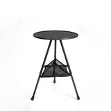 NNEOBA Camping Round Folding Table Black