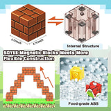 NNEOBA Magnetic Building Blocks STEM Cube Construction Set for Kids