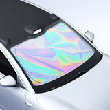 NNEOBA Foldable Car Windshield Sun Shade UV Protection Black