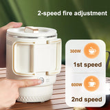 NNEOBA 3-in-1 Portable Foldable Electric Cooker Mini Rice Cooker White