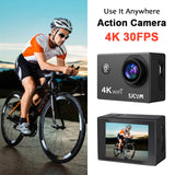 NNEOBA 4K Action Camera Waterproof with WiFi (30M Sports Cam)