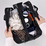 NNEOBA Double-Layer Travel Organizer Black