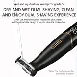 NNEOBA Precision Body And Intimate Area Shaver USB C Rechargeable Wet & Dry Black