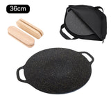 NNEOBA Non-Stick Camping Grilling Pan Black