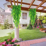80cm Artificial Plant Vine Hanging Plastic Leaf Grass Garland