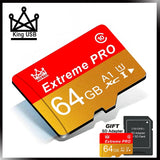 64GB Class 10 Micro SD Memory Card with SD Adapter
