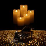 Flameless LED Flickering Candles Set