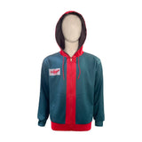 Miles Morales Cosplay Costumes for Men 3D Printing Zipper Jacket Anime Hoodies Green Hooded Sweatshirts Halloween Clothing