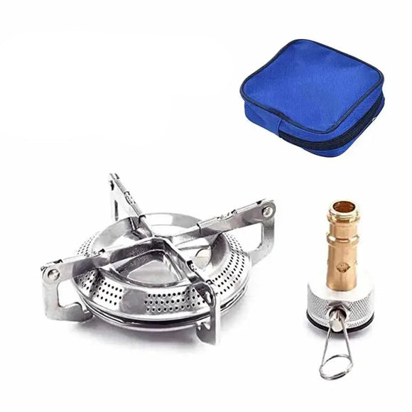 NNEOBA Portable Foldable Camping Gas Stove Silver