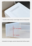NNEOBA 1pc Wall-Mounted Multi-Grid Food Dispenser - Large Capacity Rice Bucket