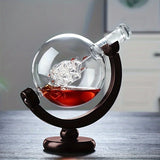 NNEOBA Globe Whiskey Decanter Set Lead-Free Glass Carafe