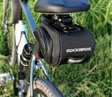 NNEOBA Rainproof Shockproof Bike Saddle Seatpost Bag Black