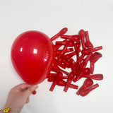 NNEOBA Red & Gold Balloon Arch Garland Kit with Metallic Gold Confetti Balloons