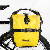 NNEOBA 20L Rear Rack Bike Bag Waterproof Polyester Trunk Pannier Yellow