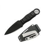NNEOBA Camping Mini Straight Knife Black