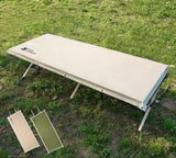 NNEOBA Inflatable Camping Air Mat Single with PU Foam Core Brown