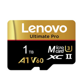 Lenovo 1TB MicroSD Memory Card with SD Adapter – Class 10 UHS-II A1 V60 TF Flash Card