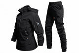 Men's 3-in-1 Tactical Softshell Suit – Waterproof Windproof Fleece-Lined Outdoor Hiking Set