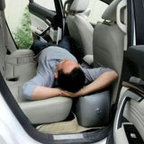NNEOBA Car Travel Inflatable Bed Back Seat Air Mattress with Safety Block Black