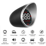 NNEOBA Universal GPS Head-Up Display–Digital Speedometer Black