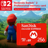 56GB microSD EXPRESS Memory Card, C10 U3 for Professional Nintendo Switch 2