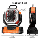 NNEOBA Battery Operated Camping Fan