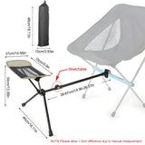 NNEOBA Outdoor Portable Folding Chair with Footrest
