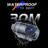 NNEOBA 4K Action Camera EIS Stabilization Black