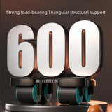 NNEOBA Six-Wheel Abdominal Exercise Roller Automatic Rebound Black