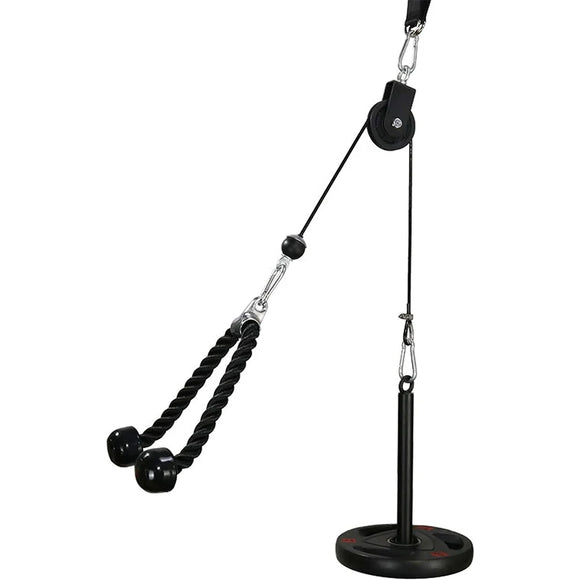 NNEOBA Pulley Cable System Pull Down Lift Attachment Black
