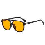 Retro Double Bridge Pilot Sunglasses UV400