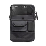 NNEOBA 2Pcs Car Seat Back Storage Bag Multi-Pocket Backseat Organizer Black