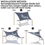 Waterproof Outdoor Shade Sail Canopy