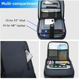 NNEOBA 15.6-Inch Waterproof Laptop Backpack Blue
