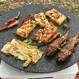 NNEOBA Non-Stick Korean Grill Pan for Outdoor Camping