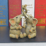 NNEOBA Adorable Elephant Couple Figurine