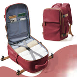 NNEOBA Waterproof Travel Laptop Backpack Red