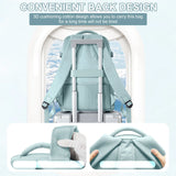 NNEOBA Waterproof Backpack Air Cushion Support Blue