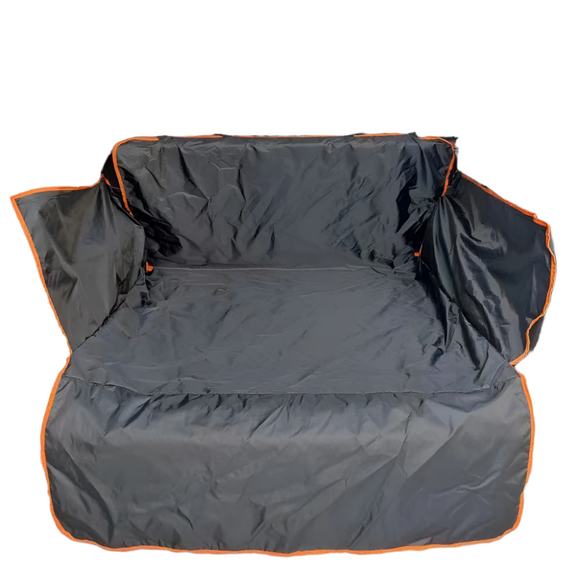 NNEOBA SUV Cargo Liner Waterproof Trunk Seat Cover for Back Cargo Area Black