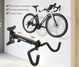 NNEOBA Wall Mount Bike Rack Heavy-Duty Carbon Steel Bicycle Holder Black