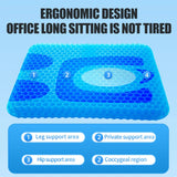 NNEOBA 3D Honeycomb Gel Seat Cushion Breathable Cooling Pad Blue