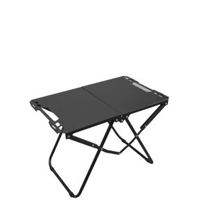 NNEOBA Portable Folding Camping Table Iron Table Black